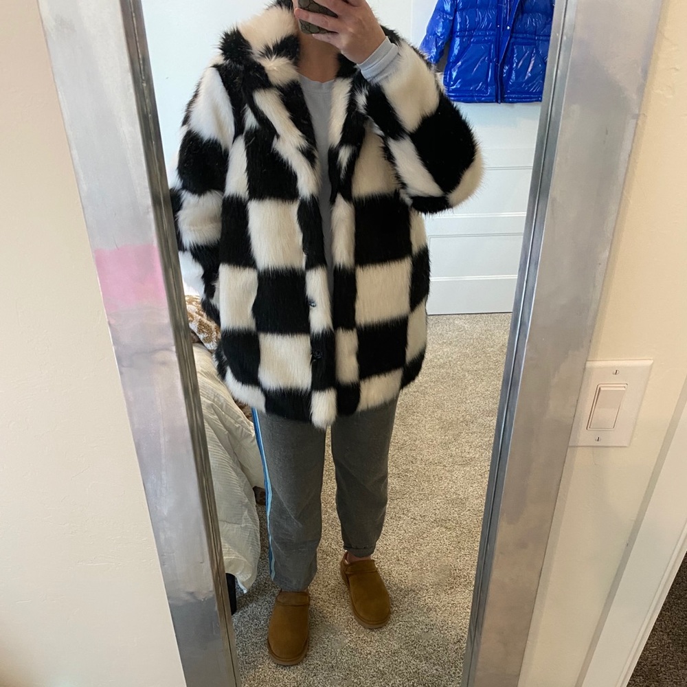 ASOS faux fur coat